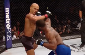 Woodley Knocks Out Lawler: One Setup One Punch